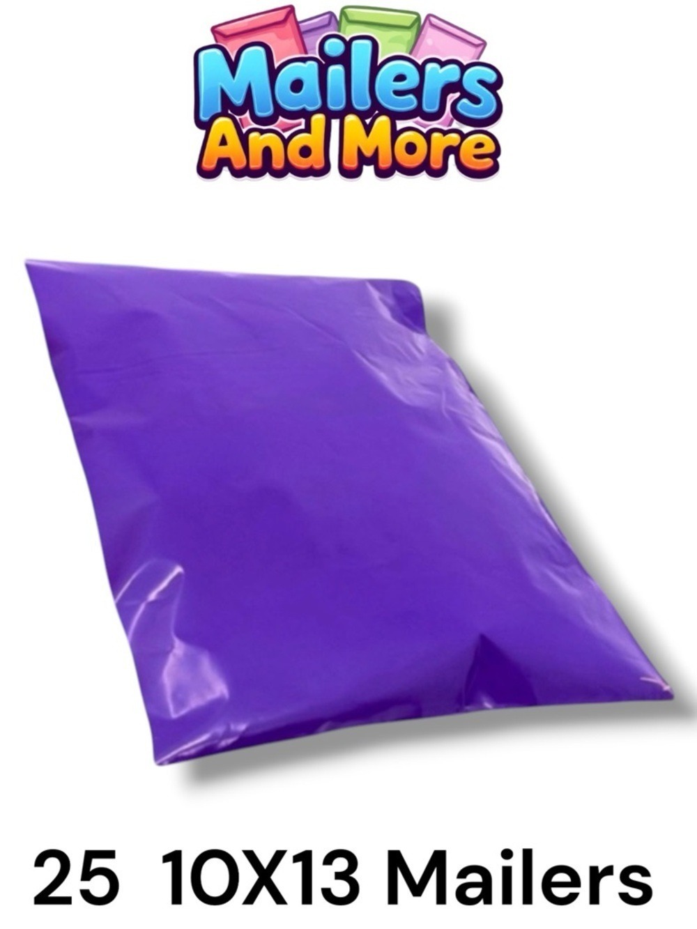 25 10X13 Poly Mailers Purple PRICE IS FIRM - Picture 1 of 9